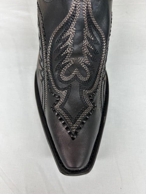 Corral - C4149 Black Calf-Grey Embroidery - Image 3