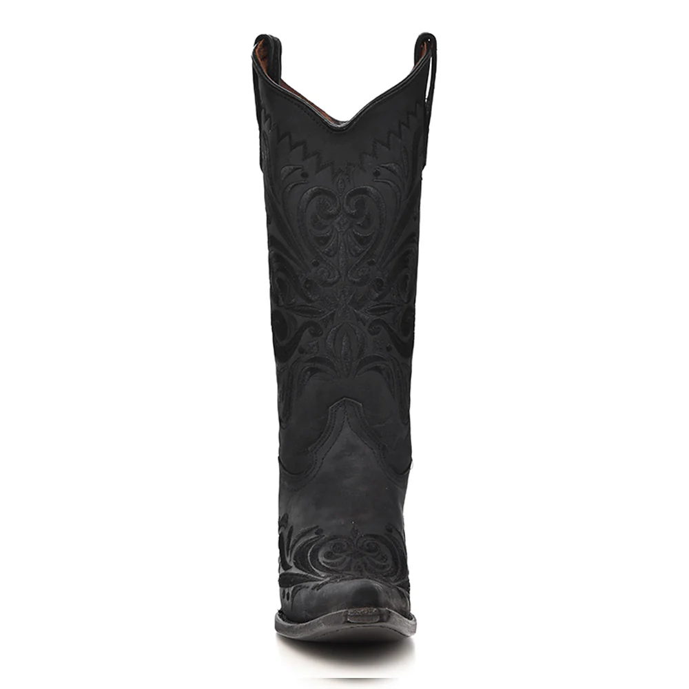 Corral - L5433 - Women’s Embroidery Black Snip Toe Cowboy Boot - Image 2