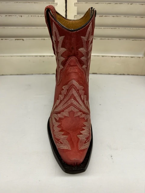 Corral - L5704 Ld. Red Embroidery zipper boot - Image 3