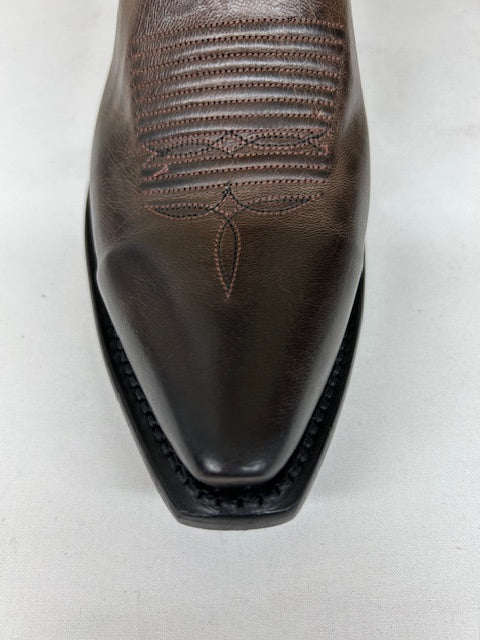 Lucchese - Corbin Chocolate Burnished Mad Dog Goat - Image 3